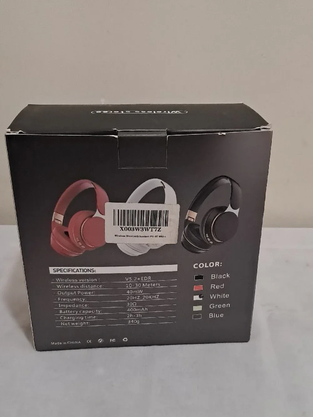 XBASS Wireless Headphone - White